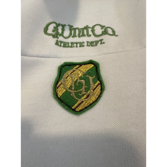 G-Unit G.Unit Varsity No 50 Cent zip track jacket white green athletic L Large - Picture 9 of 16